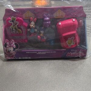 Disney Minnie Mouse Mini Playset - Pink and Purple
